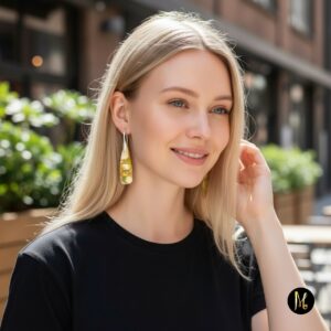 Alternative view of Earrings  Deserto Blu (Σκουλαρίκια Μπλε Έρημος)