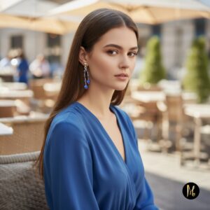 Alternative view of Earrings  Gentle Tide (Σκουλαρίκια Ήπια Παλίρροια)