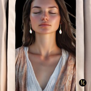 Alternative view of Earrings  Notte Infinita (Σκουλαρίκια Άπειρη Νύχτα)