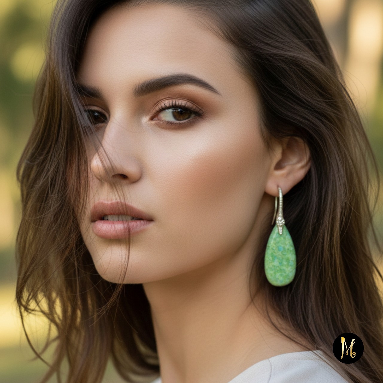 Earrings Opal Dream (Σκουλαρίκια Ονειρο Οπάλιου) - Image 2
