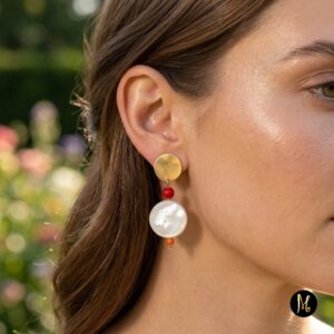 Alternative view of Earrings  Celestial Whisper (Σκουλαρίκια Ουράνιος Ψίθυρος)