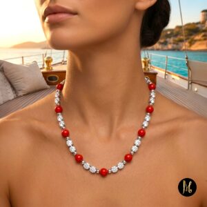 Alternative view of Necklace of Pure Elegance (Κολιέ Αγνή Κομψότητα)