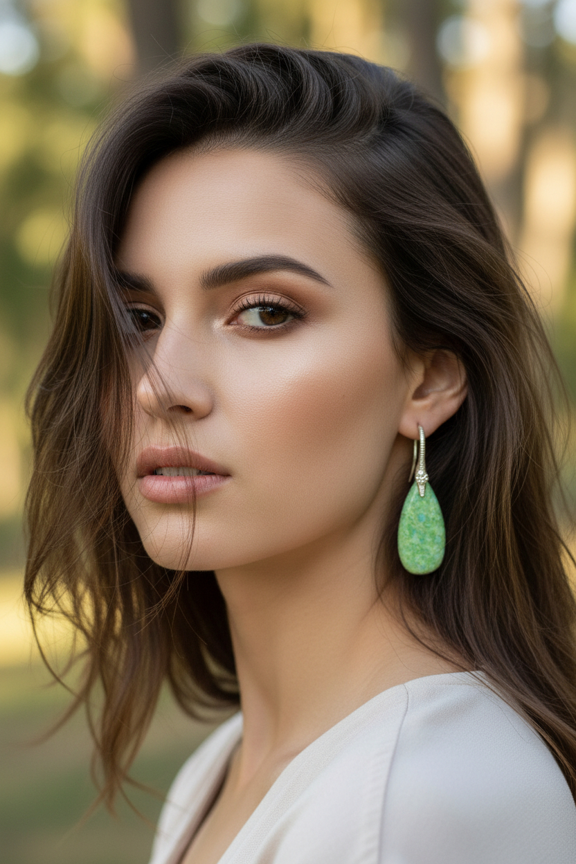 Earrings Opal Dream (Σκουλαρίκια Ονειρο Οπάλιου) - Image 5