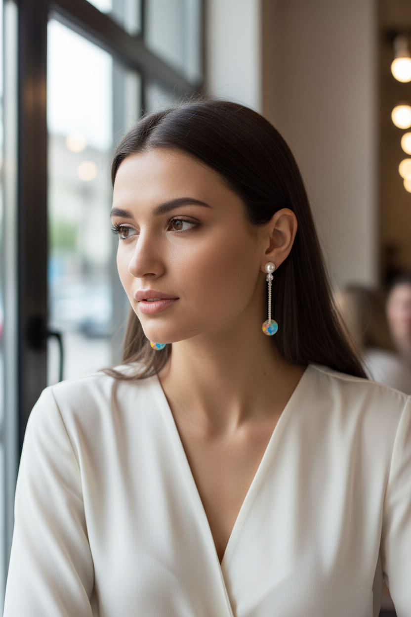 Earrings Ocean's Soul (Σκουλαρίκια Ψυχή του Ωκεανού) - Image 4