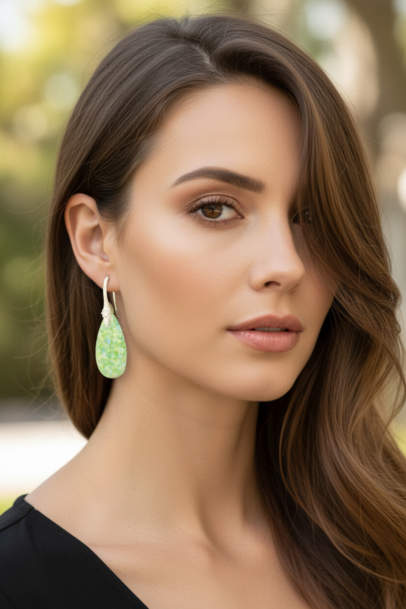 Earrings Opal Dream (Σκουλαρίκια Ονειρο Οπάλιου) - Image 8