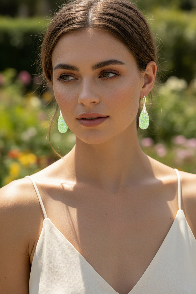Earrings Opal Dream (Σκουλαρίκια Ονειρο Οπάλιου) - Image 9
