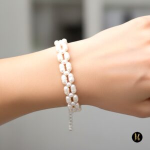Alternative view of Bracelet of Pearly Dew (Βραχιόλι Μαργαριταρένιας Δροσιάς)