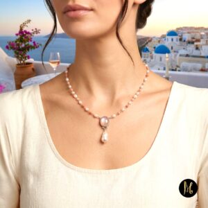 Alternative view of Necklace Handcrafted Harmony (Κολιέ Χειροποίητη Αρμονία)
