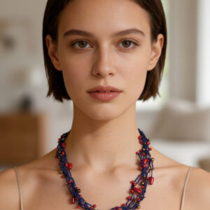 Alternative view of Necklace of Artisanal Soul (Κολιέ Καλλιτεχνική Ψυχή)