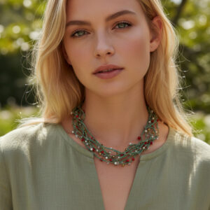 Alternative view of Necklace of Woven Dreams (Κολιέ Πλεγμένα Όνειρα)